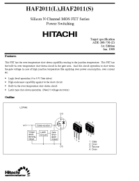 Datasheet HAF2011S manufacturer Hitachi