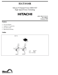 Datasheet HAT1016R manufacturer Hitachi