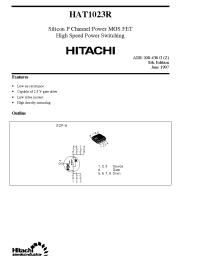 Datasheet HAT1023R manufacturer Hitachi