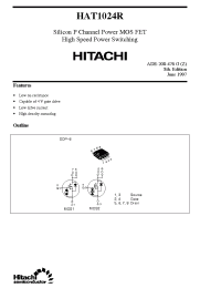 Datasheet HAT1024R manufacturer Hitachi