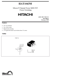 Datasheet HAT1043M manufacturer Hitachi