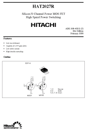 Datasheet HAT2027R manufacturer Hitachi