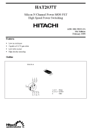 Datasheet HAT2037T manufacturer Hitachi