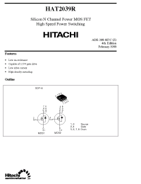Datasheet HAT2039R manufacturer Hitachi