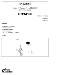 Datasheet HAT2096H manufacturer Hitachi
