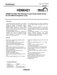Datasheet HCD66421BP manufacturer Hitachi