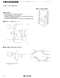 Datasheet HD14025 manufacturer Hitachi