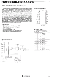 Datasheet HD14443B manufacturer Hitachi