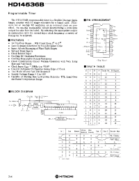 Datasheet HD14536B manufacturer Hitachi