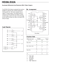 Datasheet HD26LS32A manufacturer Hitachi