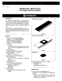 Datasheet HD404328 manufacturer Hitachi