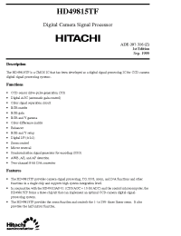 Datasheet HD49815 manufacturer Hitachi