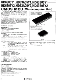 Datasheet HD6305Y1 manufacturer Hitachi