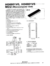 Datasheet HD6801V0 manufacturer Hitachi