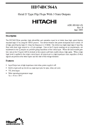 Datasheet HD74BC564A manufacturer Hitachi
