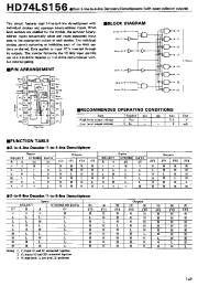 Datasheet HD74LS156 manufacturer Hitachi