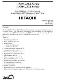 Datasheet HN58C256AFP-10 manufacturer Hitachi
