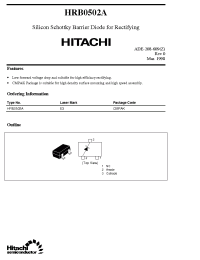 Datasheet HRB0502A manufacturer Hitachi