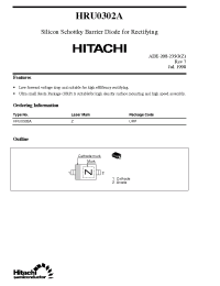 Datasheet HRU0302A manufacturer Hitachi