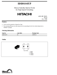 Datasheet HSB0104YP manufacturer Hitachi