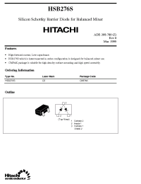 Datasheet HSB276S manufacturer Hitachi