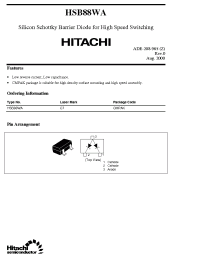 Datasheet HSB88WA manufacturer Hitachi