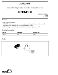 Datasheet HSM107 manufacturer Hitachi