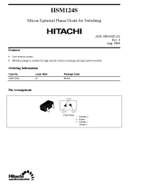 Datasheet HSM124S manufacturer Hitachi
