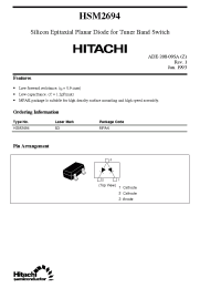 Datasheet HSM2694 manufacturer Hitachi