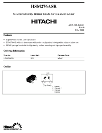Datasheet HSM276ASR manufacturer Hitachi
