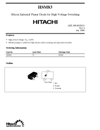 Datasheet HSM83 manufacturer Hitachi