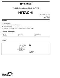Datasheet HVC368B manufacturer Hitachi