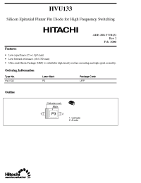 Datasheet HVU133 manufacturer Hitachi