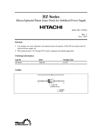 Datasheet HZ11A1 manufacturer Hitachi