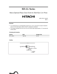 Datasheet HZ2LL manufacturer Hitachi