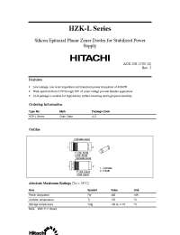 Datasheet HZK manufacturer Hitachi