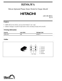 Datasheet HZM4.3FA manufacturer Hitachi