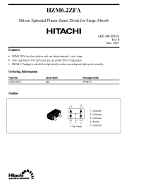 Datasheet HZM6.2ZFA manufacturer Hitachi