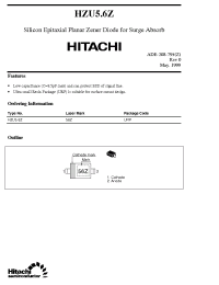 Datasheet HZU5.6Z manufacturer Hitachi