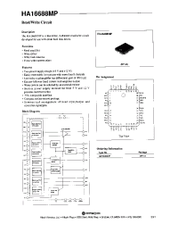 Datasheet MA16688MP manufacturer Hitachi