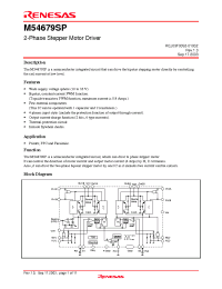 Datasheet REJ03F0052_M54679SP manufacturer Hitachi