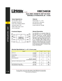 Datasheet HMC346G8 manufacturer Hittite