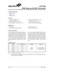 Datasheet HT7727 manufacturer Holtek