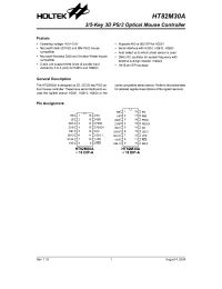 Datasheet HT82M30A-16DIP-A manufacturer Holtek