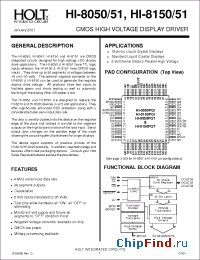 Datasheet HI-8051 manufacturer HoltIC