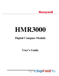 Datasheet HMR3000-D00-232 manufacturer Honeywell