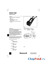 Datasheet HOA1180-001 manufacturer Honeywell