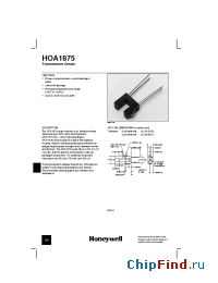 Datasheet HOA1875 manufacturer Honeywell