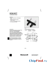 Datasheet HOA1877-001 manufacturer Honeywell