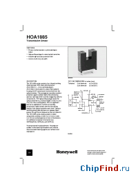 Datasheet HOA1885 manufacturer Honeywell